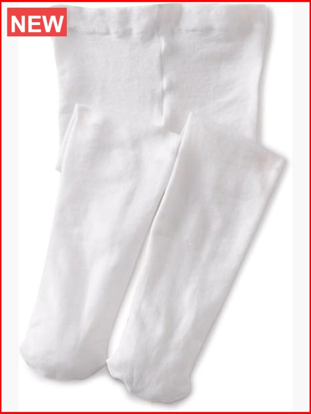 Infant Pima Cotton Tights with Comfort Waistband - Footed - Picture 1 of 3